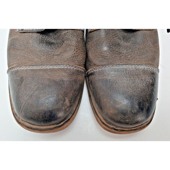 Bed Stu Protégé Combat Boot Mens sz 10 Brown Rustic Distressed Cap Toe Chukka - Picture 8 of 11